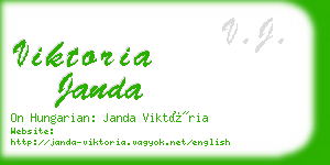 viktoria janda business card